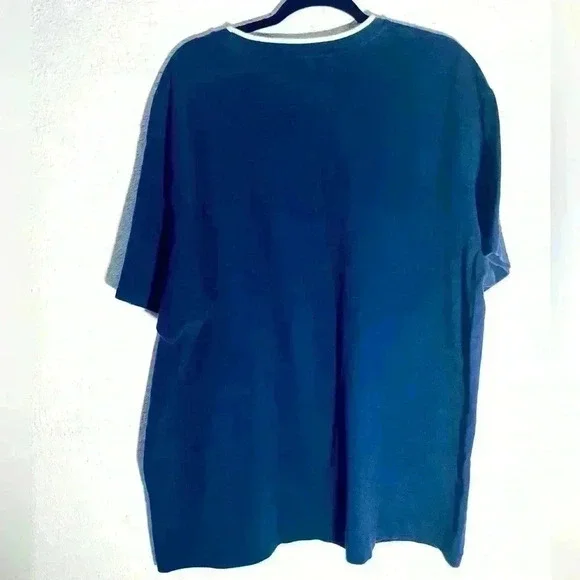 Men’s Polo Ralph Lauren Blue Crewneck Short Sleeve Shirt Size XXL 100% Cotton - Picture 2 of 4